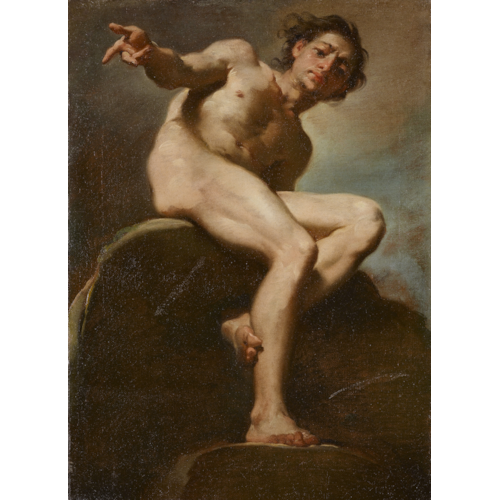 Three Male Nude Academic Studies